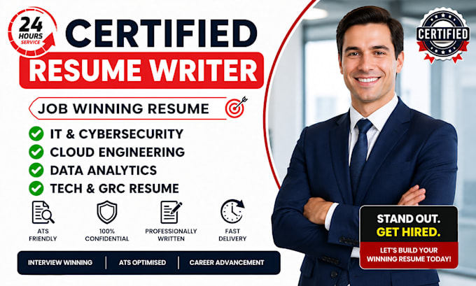 ats cybersecurity resume writing, cloud engineer CV, devops and IT resume