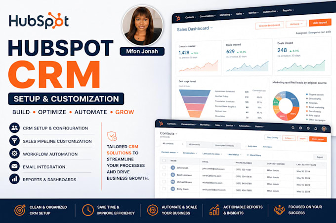 set up and customize your hubspot CRM professionally