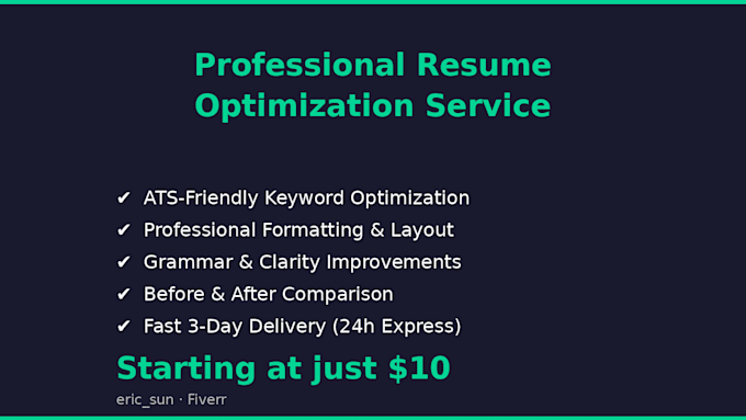 professionally optimize your resume with ai