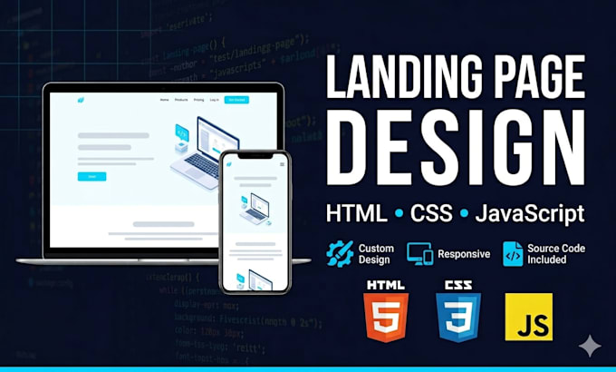 design a landing page