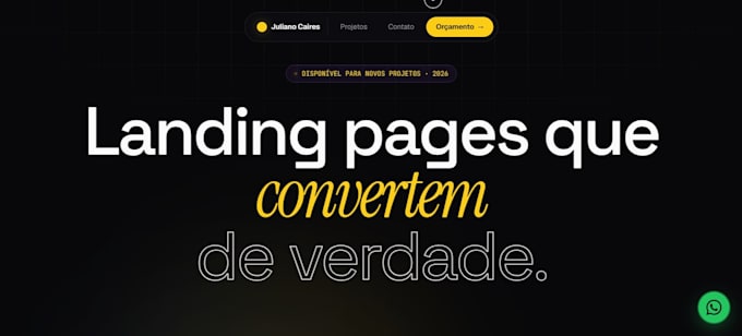desenvolvedor landing page e website com vibecoding