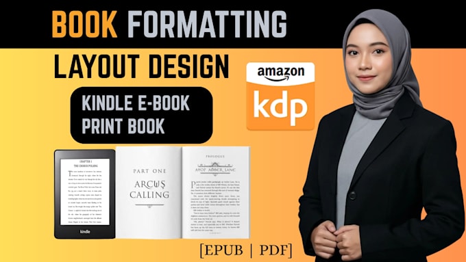 book formatting, ebook formatting, book layout design, kindle ebook formatting