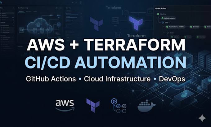 setup AWS infrastructure with terraform and github actions