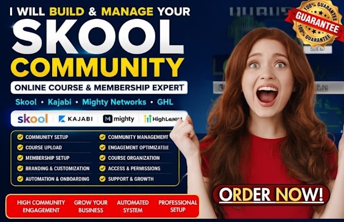 skool community setup online course community setup skool community manager