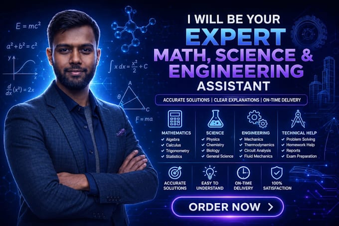 be your expert math, science and engineering assistant