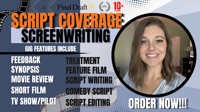 do script coverage feedback, notes, analysis for TV series or film screenplay