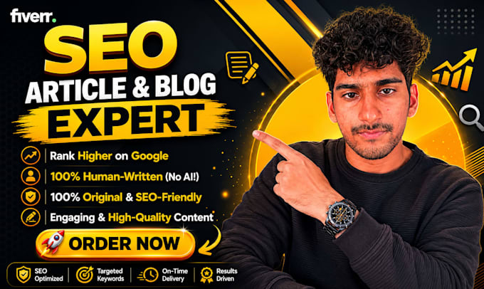 write SEO blog posts and articles for any niche or business