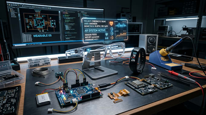 smart glasses design and embedded firmware development for ar wearable devices