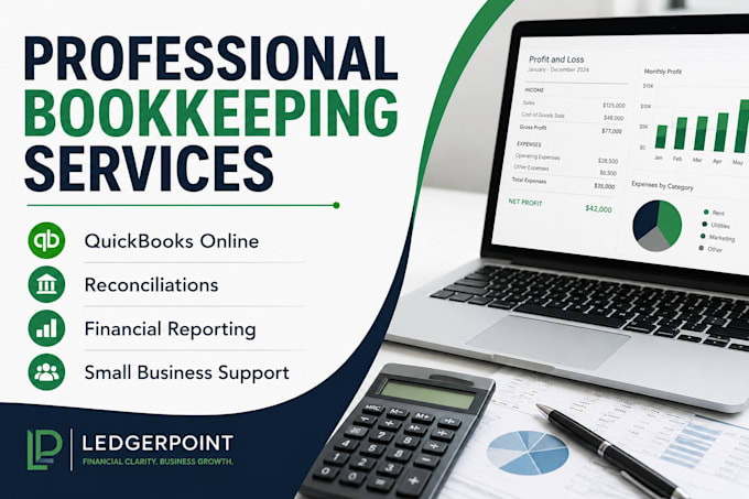 do monthly bookkeeping and quickbooks reconciliation