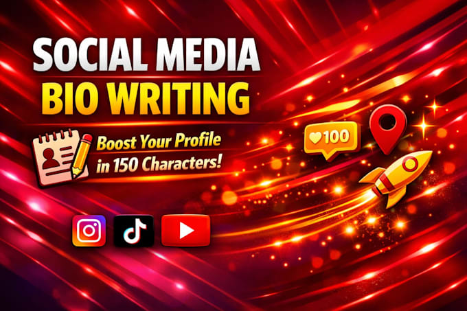 write a catchy social media bio that boosts your profile