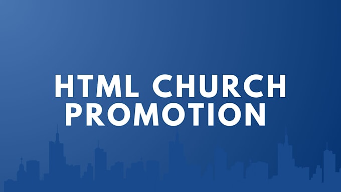do html church promotion