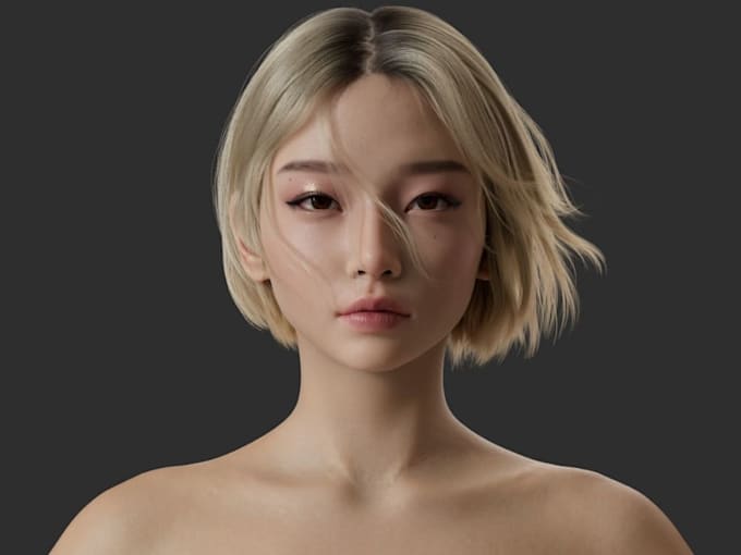do 3d realistic character 3d game model 3d printable