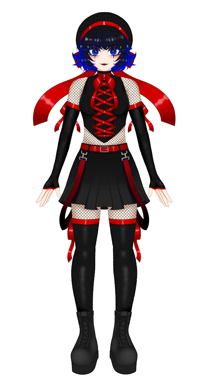 create well animated and designed 2d vtuber avatars