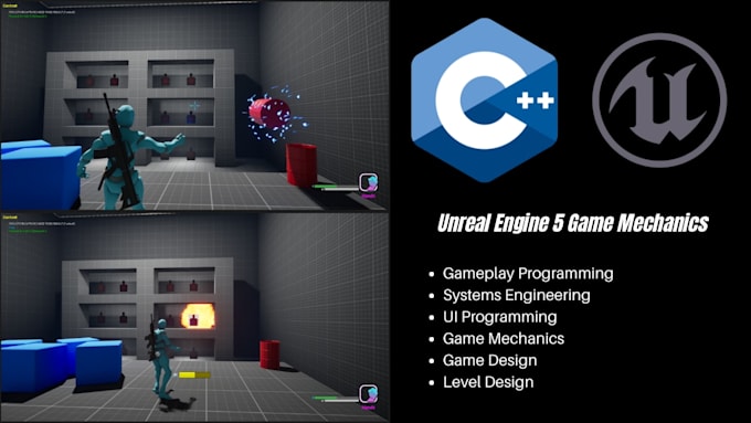 implement ue5 gameplay mechanics abilities, combat, movement
