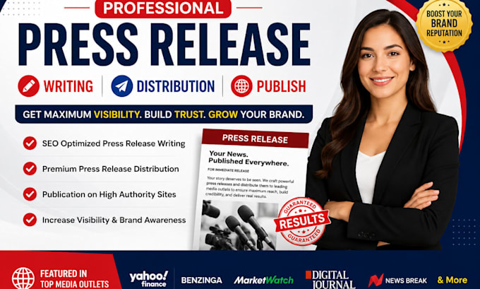 do press release distribution  press release writing publish press release