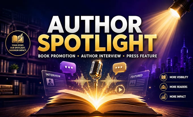do author spotlight, book promotion and author interview