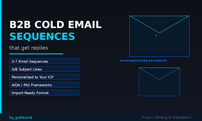 write b2b cold email sequences that get replies