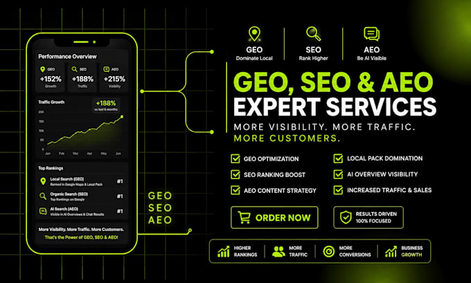 provide GEO SEO aeo expert service for ai search engine optimization google sge