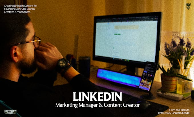 be your linkedin social media manager and content creator