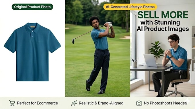 create realistic ai product photos with models