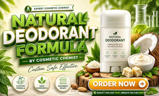 be your cosmetic chemist for custom body care and deodorant formulation