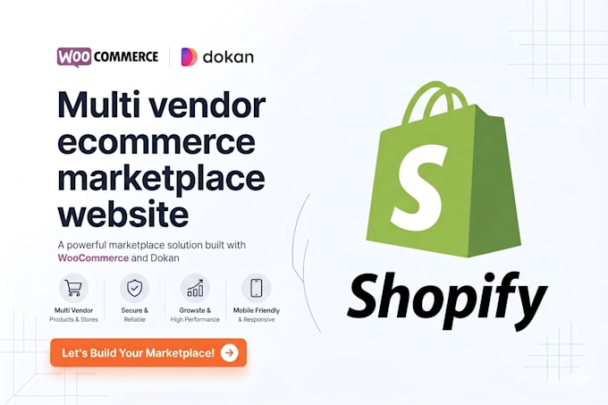 create complete shopify dropshipping multi vendor store