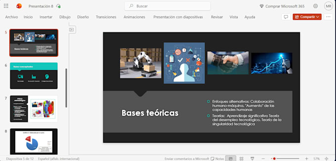 powerpoint presentation designer y editor