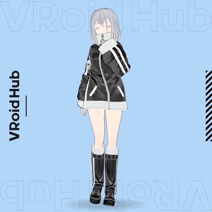 make you a 3d vroid model in my style