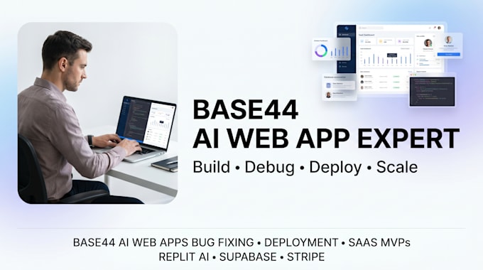 base44 expert base44 bug fixing base44 app deployment base44 build app web app