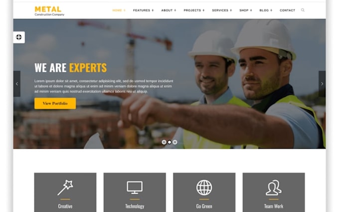 build squarespace construction website roofing website hvac handyman website