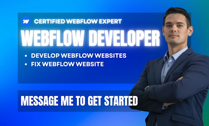 be your webflow developer, webflow expert, webflow website, fix webflow, webflow