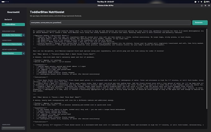 develop a custom python gui desktop app
