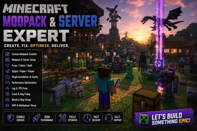 create fix optimize minecraft, modpack server setup spigot cobblemon plugin