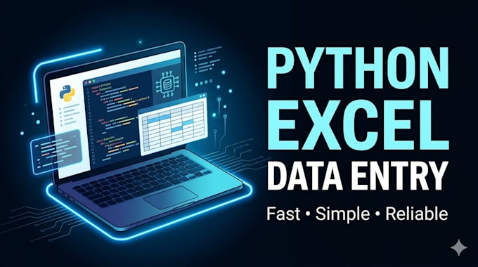 help with python, excel, and data entry tasks
