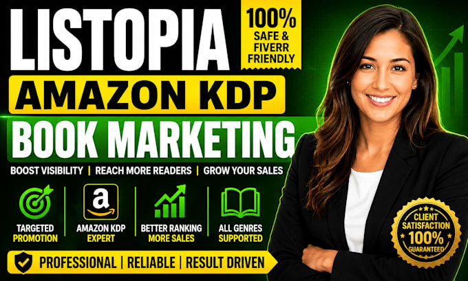 do listopia amazon kdp book marketing and ebook promotion