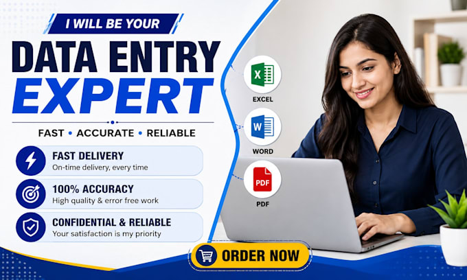do typing and data entry