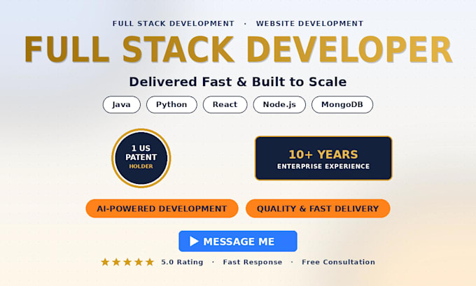 be your senior full stack developer for ai web application saas website
