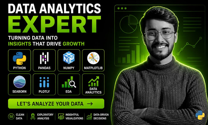 do data cleaning, eda, visualization and analysis using python