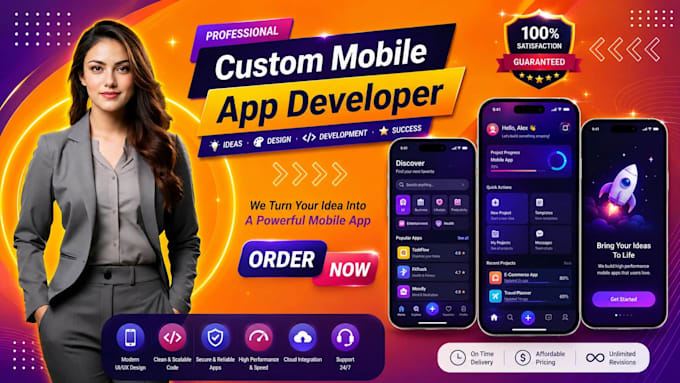 develop a professional android mobile app with firebase