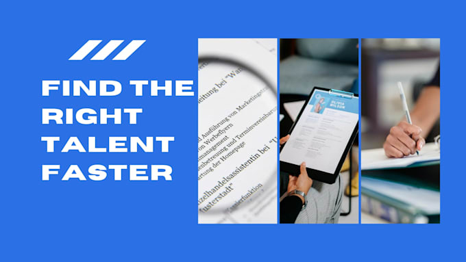 handle HR recruitment jd creation sourcing screening and shortlisting