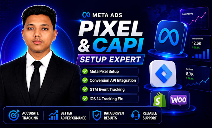 setup facebook conversion API, meta pixel and ios 14 fix