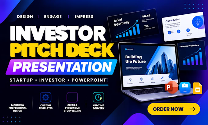 design investor pitch deck startup powerpoint presentation pitch deck powerpoint