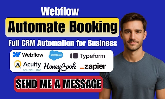 webflow typeform salesforce acuity freshbooks  square honeybook integration