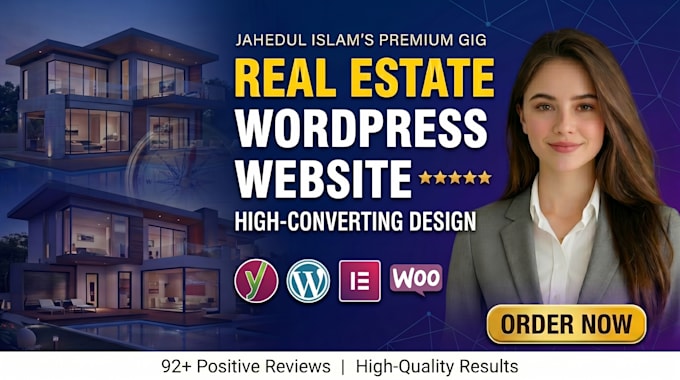 develop a wordpress real estate listing website