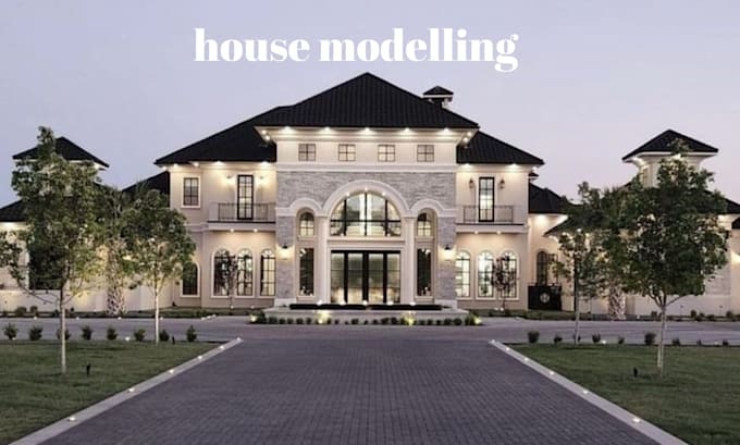create custom 3d house model