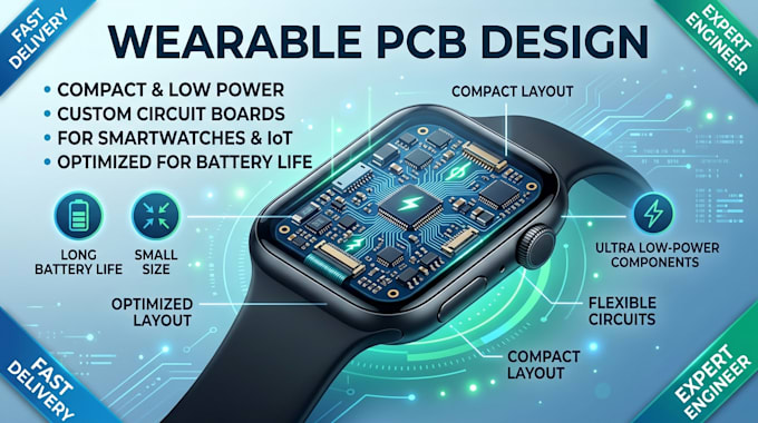 design low power pcbs for wearable tech products