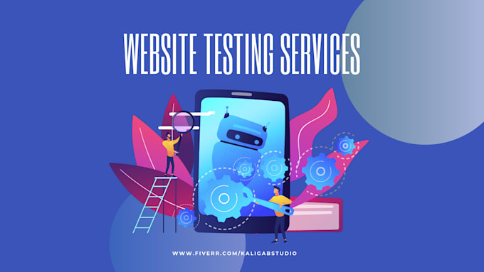 manually test your website