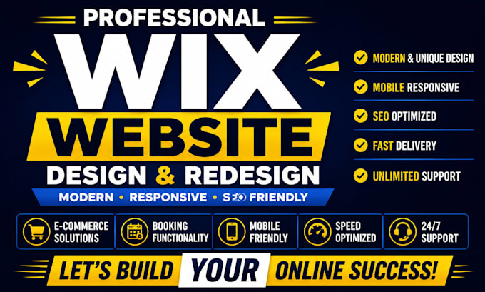 design wix website, redesign wix website, wix ecommerce website