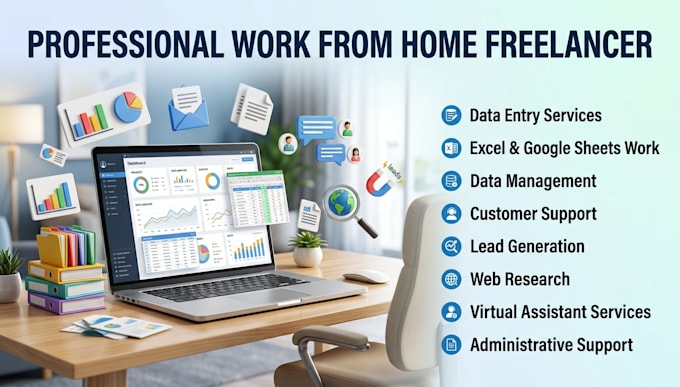 do accurate data entry, excel, google sheets and virtual assistant work
