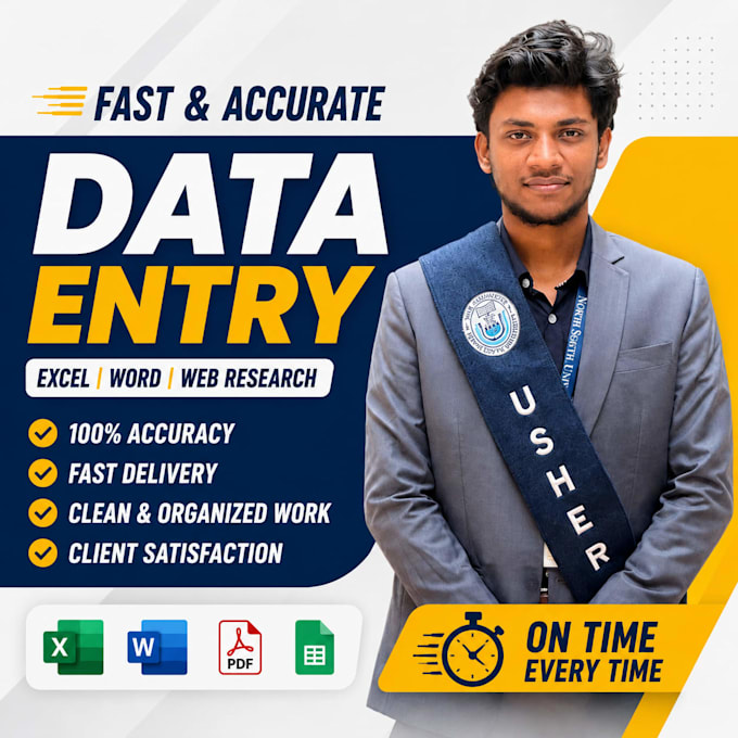 do excel data cleaning, formatting and copy paste work